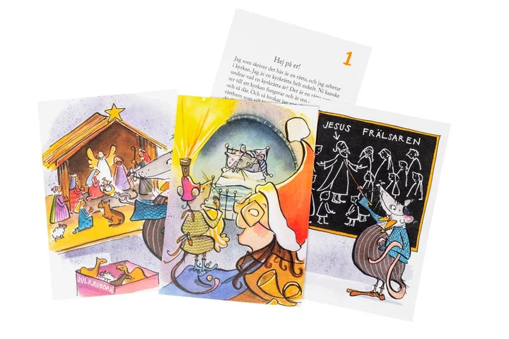 Adventsbrev Magister Kyrkråtta, 10-pack