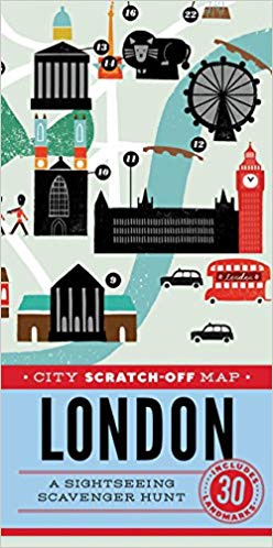 City Scratch-off Map London